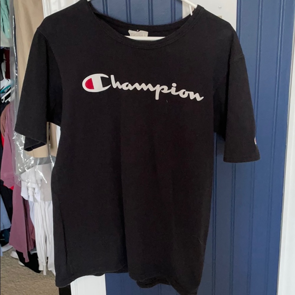 Champion Black Tshirt